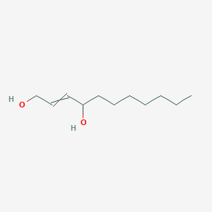 molecular formula C11H22O2 B14532667 Undec-2-ene-1,4-diol CAS No. 62499-94-9