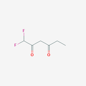 1,1-Difluorohexane-2,4-dione