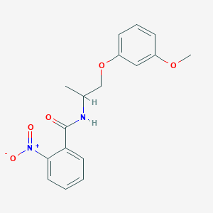 N-[1-(3-Methoxyphenoxy)propan-2-yl]-2-nitrobenzamide