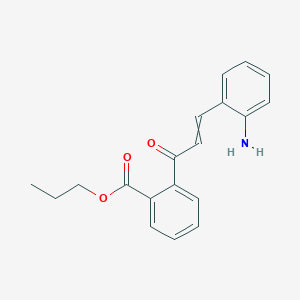 Propyl 2-[3-(2-aminophenyl)acryloyl]benzoate