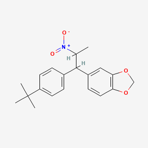 5-[1-(4-tert-Butylphenyl)-2-nitropropyl]-2H-1,3-benzodioxole