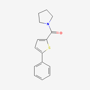 (5-Phenylthiophen-2-yl)(pyrrolidin-1-yl)methanone