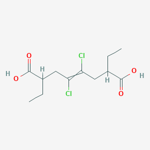 4,5-Dichloro-2,7-diethyloct-4-enedioic acid