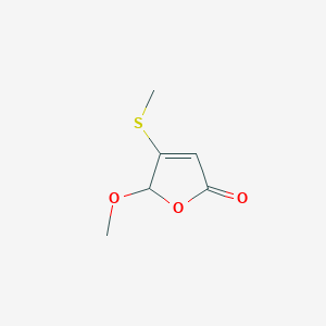 5-Methoxy-4-(methylsulfanyl)furan-2(5H)-one