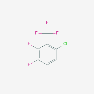 molecular formula C7H2ClF5 B1453282 6-氯-2,3-二氟苯三氟甲基 CAS No. 1208076-15-6