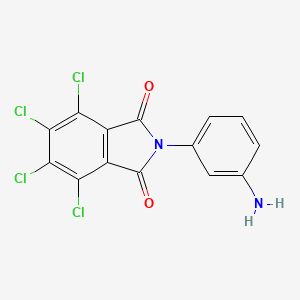 2-(3-Aminophenyl)-4,5,6,7-tetrachloro-1H-isoindole-1,3(2H)-dione