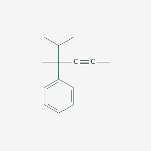 (2,3-Dimethylhex-4-yn-3-yl)benzene