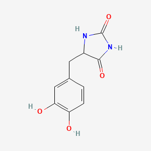 5-[(3,4-Dihydroxyphenyl)methyl]imidazolidine-2,4-dione