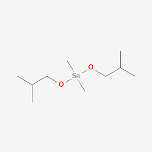 molecular formula C10H24O2Sn B14533005 Dimethylbis(2-methylpropoxy)stannane CAS No. 62720-34-7