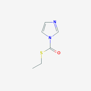 molecular formula C6H8N2OS B14533254 S-Ethyl 1H-imidazole-1-carbothioate CAS No. 62457-85-6