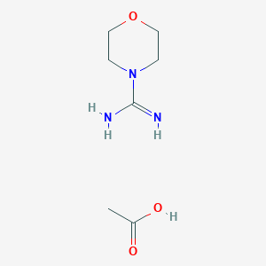 Morpholine-4-carboximidamide acetate