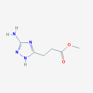 methyl 3-(3-amino-1H-1,2,4-triazol-5-yl)propanoate