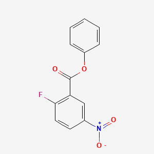 molecular formula C13H8FNO4 B1453334 Phenyl 2-fluoro-5-nitrobenzoate CAS No. 1257535-04-8