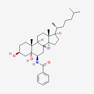 N-[(3beta,5alpha,6beta)-3,5-Dihydroxycholestan-6-yl]benzamide