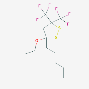 1,2-Dithiolane, 3-ethoxy-3-pentyl-5,5-bis(trifluoromethyl)-