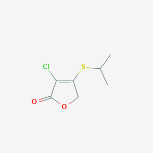 3-Chloro-4-[(propan-2-yl)sulfanyl]furan-2(5H)-one