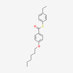 S-(4-Ethylphenyl) 4-(hexyloxy)benzene-1-carbothioate