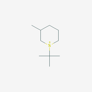 1-tert-Butyl-3-methylthian-1-ium