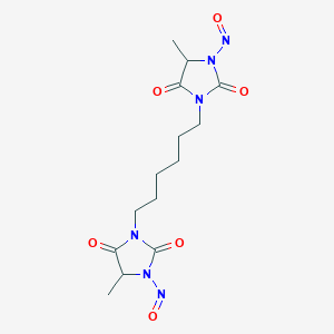 3,3'-(Hexane-1,6-diyl)bis(5-methyl-1-nitrosoimidazolidine-2,4-dione)