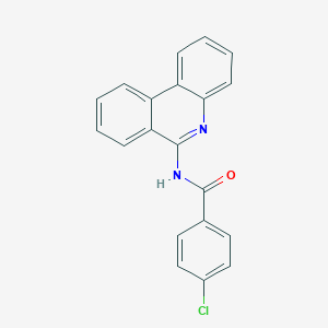 4-Chloro-N-(phenanthridin-6-YL)benzamide