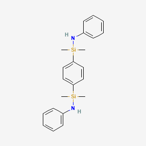 (1,4-Phenylene)bis(1,1-dimethyl-N-phenylsilanamine)