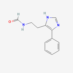 N-[2-(4-phenyl-1H-imidazol-5-yl)ethyl]formamide