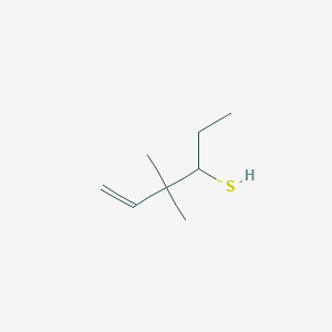 4,4-Dimethylhex-5-ene-3-thiol