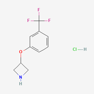 B1453346 3-[3-(Trifluoromethyl)phenoxy]-azetidine hydrochloride CAS No. 1188374-88-0