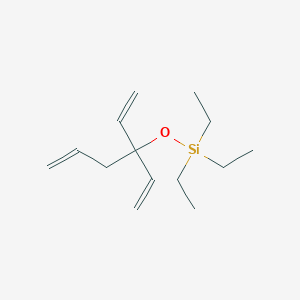 [(3-Ethenylhexa-1,5-dien-3-yl)oxy](triethyl)silane