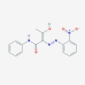 (Z)-3-hydroxy-2-[(2-nitrophenyl)diazenyl]-N-phenylbut-2-enamide