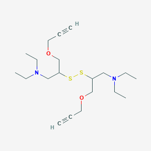 1-Propanamine, 2,2'-dithiobis[N,N-diethyl-3-(2-propynyloxy)-