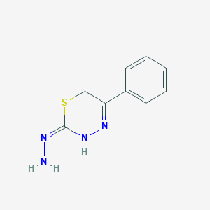 (E)-(5-phenyl-3,6-dihydro-1,3,4-thiadiazin-2-ylidene)hydrazine