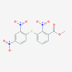 Methyl 3-[(2,4-dinitrophenyl)sulfanyl]-2-nitrobenzoate