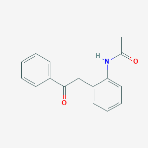 N-[2-(2-Oxo-2-phenylethyl)phenyl]acetamide