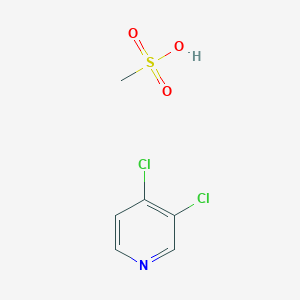 B1453355 3,4-Dichloropyridine methanesulfonate CAS No. 1215561-47-9