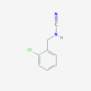 molecular formula C8H7ClN2 B1453358 (2-氯苄基)氰胺 CAS No. 1248431-20-0