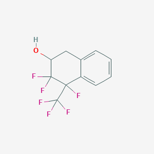 3,3,4-Trifluoro-4-(trifluoromethyl)-1,2,3,4-tetrahydronaphthalen-2-ol