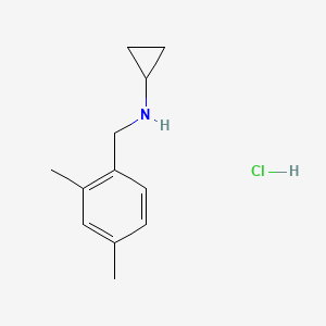 B1453364 N-(2,4-Dimethylbenzyl)cyclopropylamine hydrochloride CAS No. 1257535-57-1