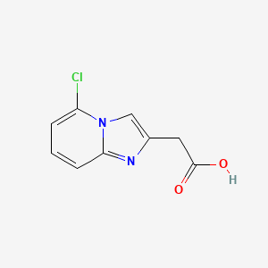 B1453367 (5-Chloroimidazo[1,2-a]pyridin-2-yl)acetic acid CAS No. 1215412-60-4