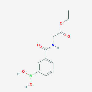 Ethyl (3-boronobenzoylamino)acetate