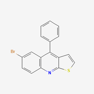 6-Bromo-4-phenylthieno[2,3-B]quinoline