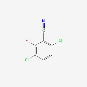 molecular formula C7H2Cl2FN B1453393 3,6-二氯-2-氟苯甲腈 CAS No. 916420-65-0