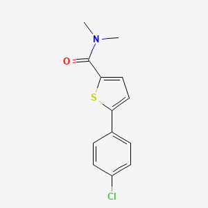 5-(4-Chlorophenyl)-N,N-dimethylthiophene-2-carboxamide