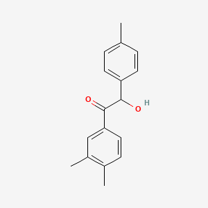 1-(3,4-Dimethylphenyl)-2-hydroxy-2-(4-methylphenyl)ethan-1-one