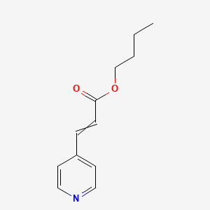 Butyl 3-(pyridin-4-YL)prop-2-enoate