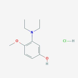 3-(Diethylamino)-4-methoxyphenol;hydrochloride