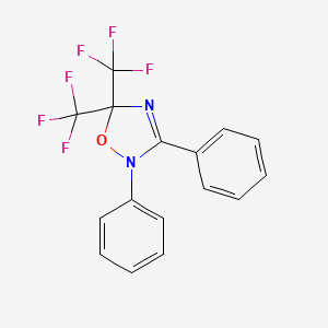 1,2,4-Oxadiazole, 2,5-dihydro-2,3-diphenyl-5,5-bis(trifluoromethyl)-