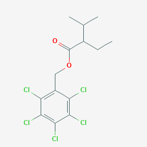 (Pentachlorophenyl)methyl 2-ethyl-3-methylbutanoate