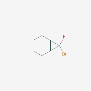 7-Bromo-7-fluorobicyclo[4.1.0]heptane