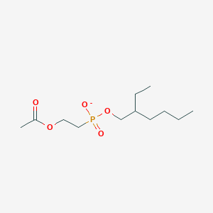 2-Ethylhexyl [2-(acetyloxy)ethyl]phosphonate